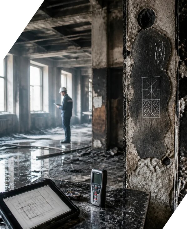 Обследование зданий после пожара в Губкине от 15237 р. | ЭкспертизаРоссия