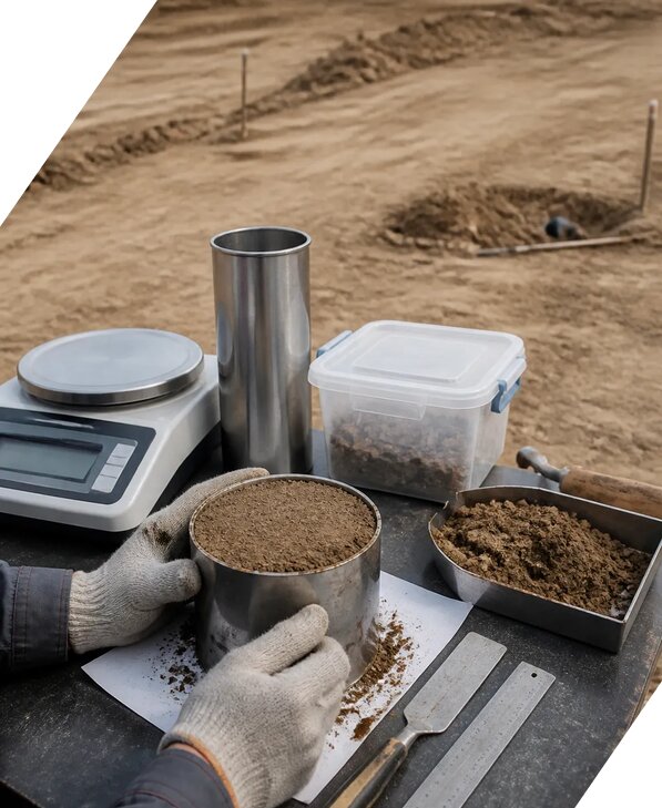 Определим плотность сухого грунта в Губкине от 2032 р. | ЭкспертизаРоссия
