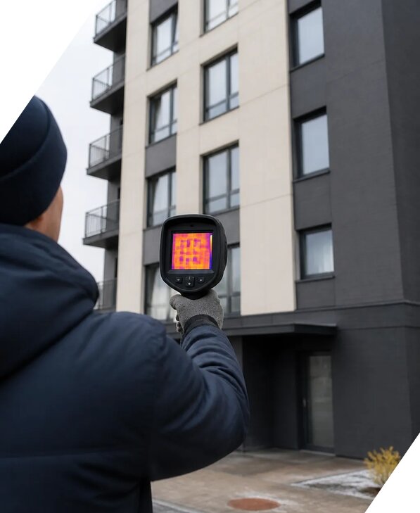 Тепловизионное обследование зданий в Губкине от 5079 р. | ЭкспертизаРоссия